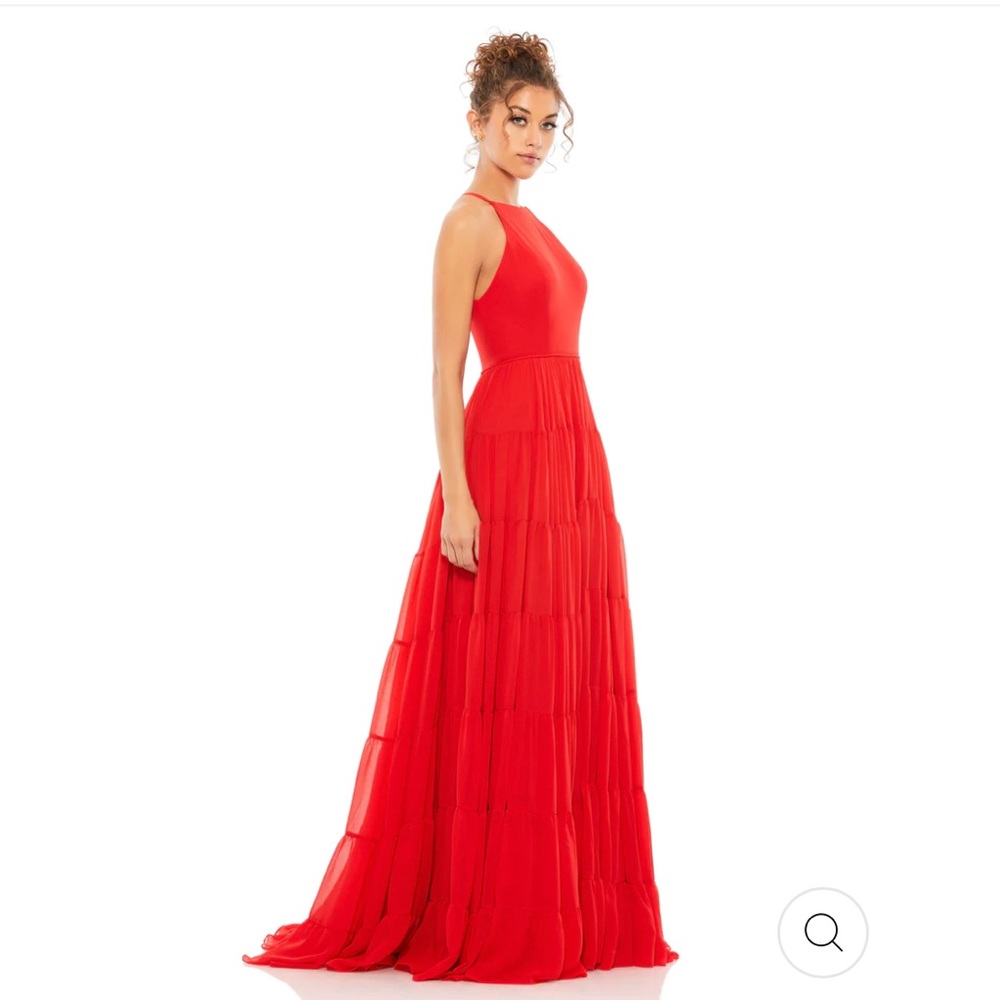 Ieena for MacDuggal Red Gown Size 16